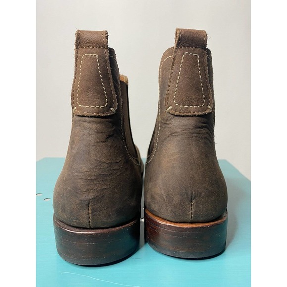 Adelante Chelsea Boots Brown Leather Slip On Ankle Low Women's 11 - Picture 7 of 13